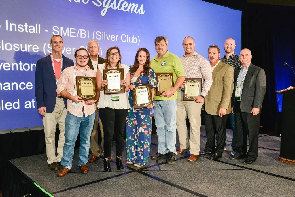 ANS Team with Hughes Awards